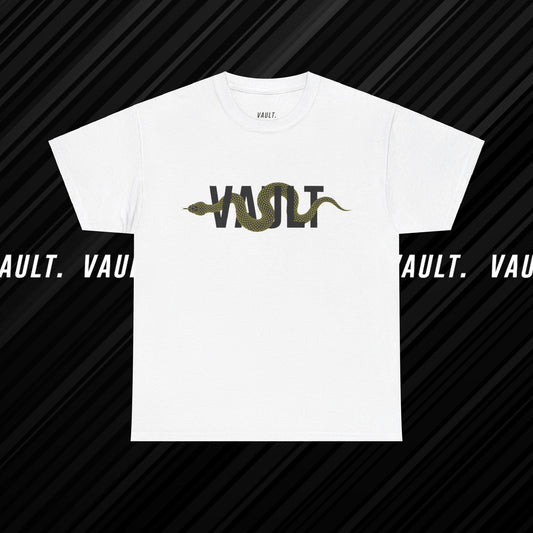 Vault Snake Tee Black and Gold