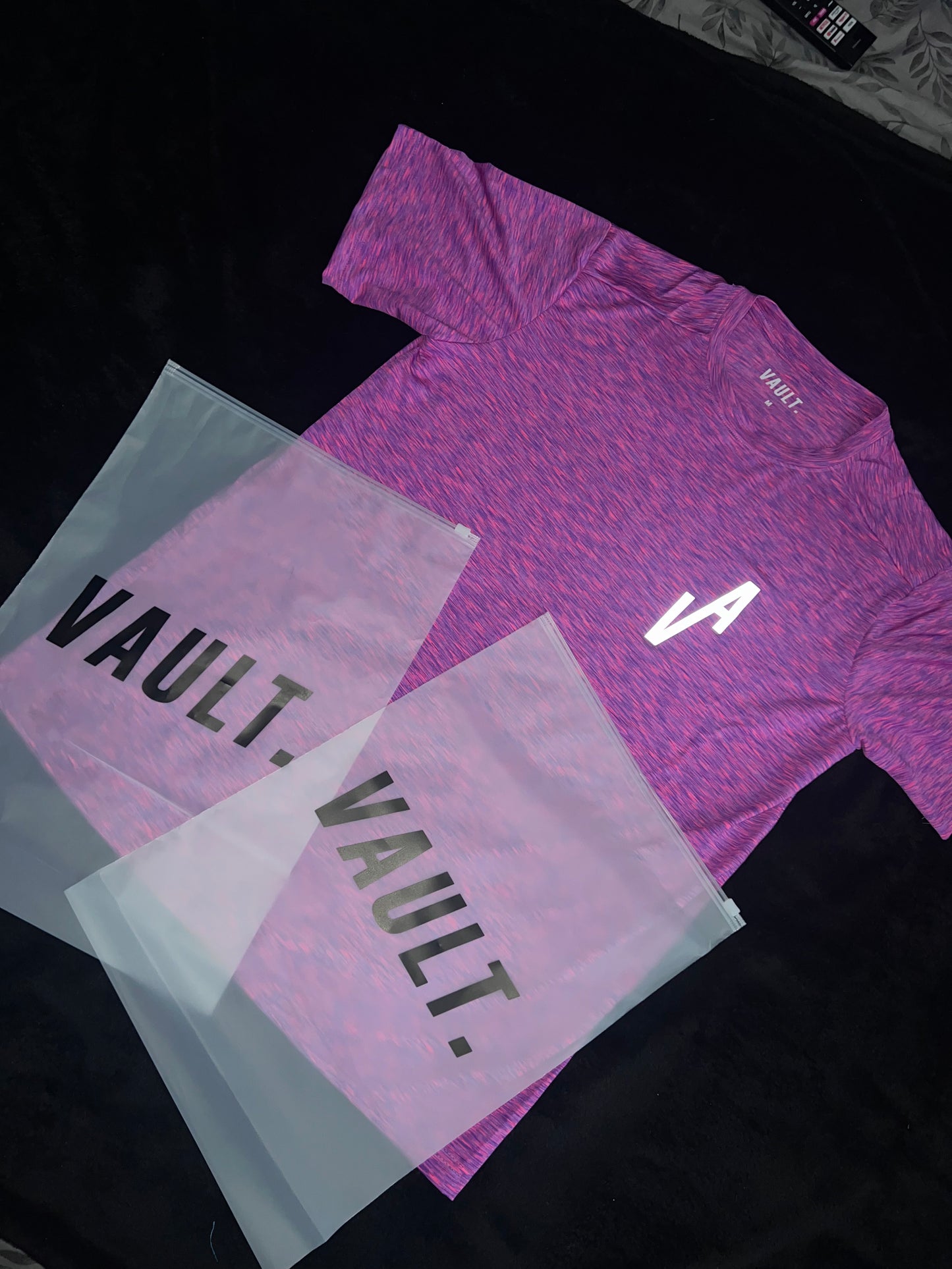 Vault athlete Tee purple storm