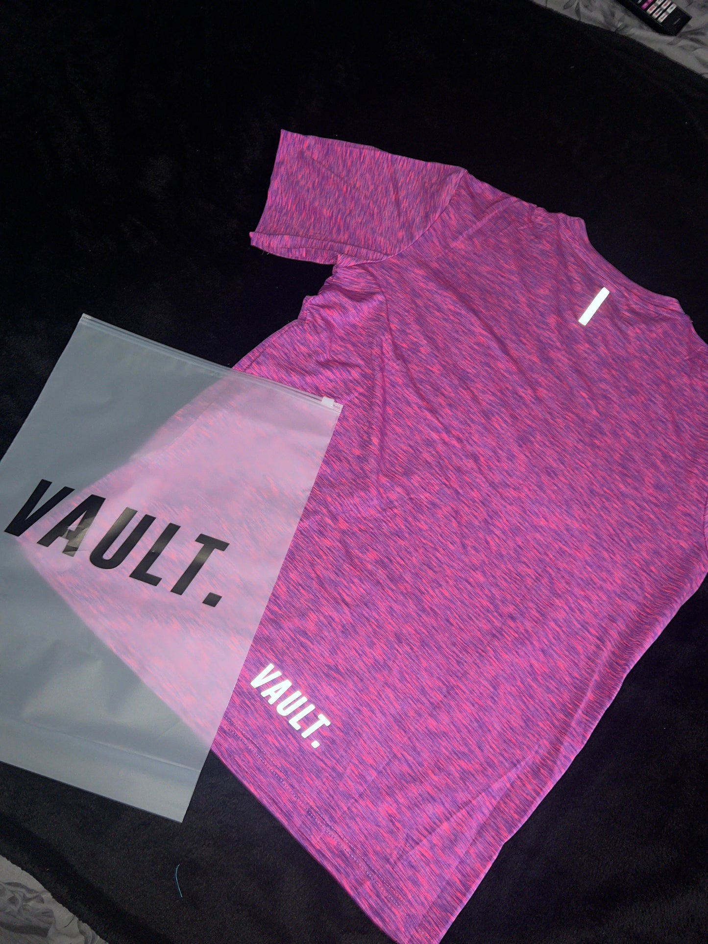 Vault athlete Tee purple storm